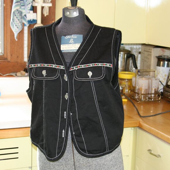 IVY Collectibles  Western Dress Vest Vintage - Picture 1 of 6